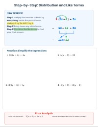 Mastering Algebraic Expression Simplification Review