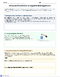 Personal Health Management Practices