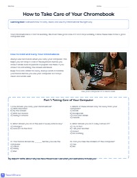 Digital Explorer: Mastering Chromebook Care Quest