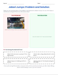 Jabari Jumps Problem and Solution Strips