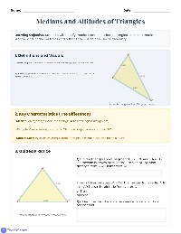 Triangle Medians and Altitudes