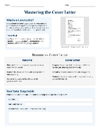 Cover Letter Mastery