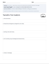 Text Analysis Templates