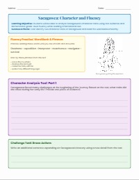 Sacagawea: Analyzing Character and Fluency