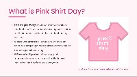 Pink Shirt Day: Standing Against Bullying