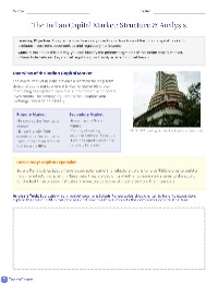Indian Capital Market Analysis