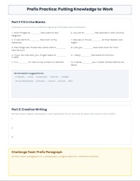 Mastering Prefixes: Building Meaning Through Parts