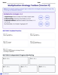 Mastering Single Digit Multiplication Strategies