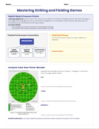 Mastering Striking and Fielding Game Tactics