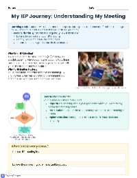 My IEP Meeting Guide