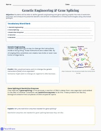 Introduction to Genetic Engineering and Gene Splicing