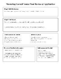 Cornell Notes Interactive Lesson