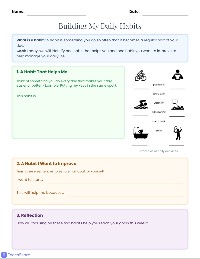 My Helpful Habits Worksheet