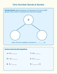 Dino Math Adventures: Addition and Subtraction