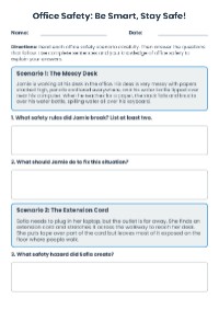 Office Safety Scenarios and Guidelines