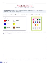 Patriotic Holidays Color Fun