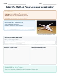 Accessible Paper Airplane Science Lab