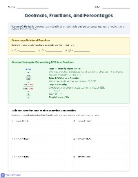 Understanding Decimals, Fractions, and Percentages
