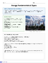 Energy Chapter Practice