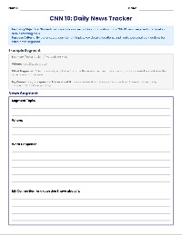 CNN 10 Notes Template