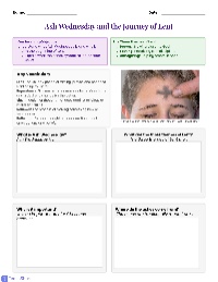 Ash Wednesday Fact-Finder Grid