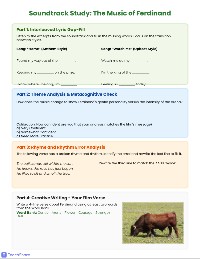 Ferdinand Spanish Workbook