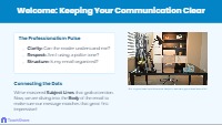 Anatomy of a Professional Email