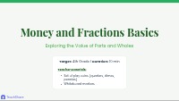 Money and Fractions Basics