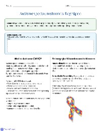 Understanding Autism Spectrum Disorder