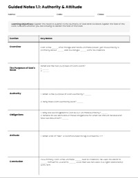 Understanding Authority, Attitude, and Biblical Context