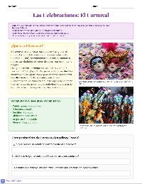Carnaval y Semana Santa