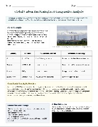 Carbon Tax Policy Case Study