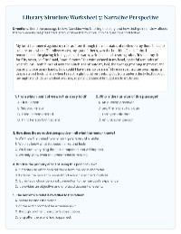 Literary Structure Worksheets Overview