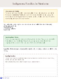 Canadian Families Activity Booklet