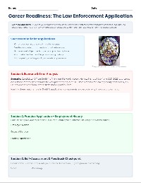 Law Enforcement Career Applications