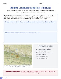 Resilience Exit Ticket