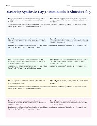Synthesis Skills Assessment
