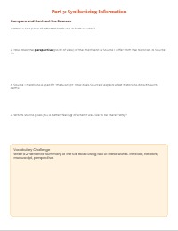 Analyzing Historical Accounts: A Reading Assessment