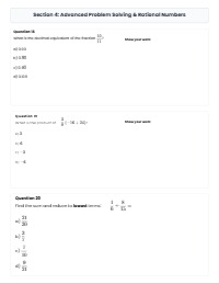 Another practice Assessement 7th Grade Mathematics Assessment