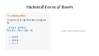 Introduction to Polynomial Roots