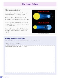 Solar and Lunar Eclipses