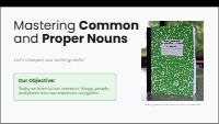 Mastering Common and Proper Nouns