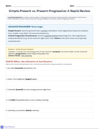 Tense Identification Drill
