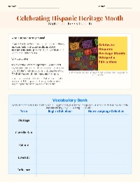 Hispanic Heritage Month Overview
