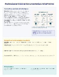 Athletic Training SOAP Notes