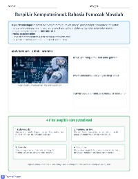 Berpikir Komputasional: Memecahkan Masalah
