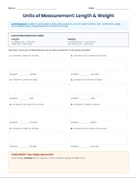 Mastering Measurement Conversions: Length and Weight