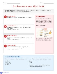 Mastering the FAST Stroke Protocol