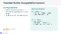 What is Cooperation?