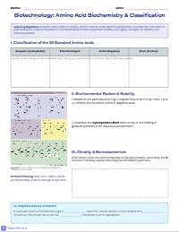 Mastering Amino Acids and Protein Structures